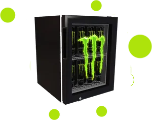 Monster Energy Drink Refrigerator PNG Image