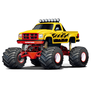 Monster Truck Action PNG 12 PNG