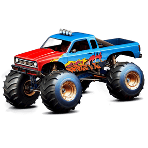 Monster Truck Clash PNG qhu PNG