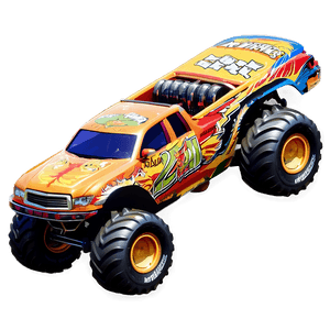 Monster Truck Explosion PNG jdx PNG