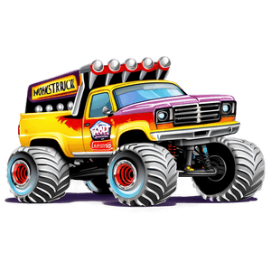 Monster Truck Power PNG dwn PNG