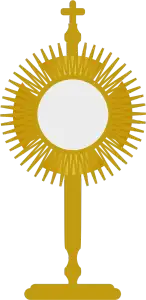 Monstrance Communion Symbol PNG Image