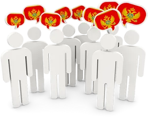 Montenegro Discussion Group Concept PNG Image