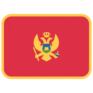 Montenegro Flag Graphic PNG Image