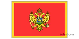 Montenegro National Flag PNG Image