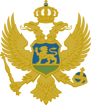 Montenegro State Coatof Arms PNG Image