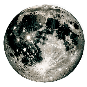 moon b PNG image with transparent background