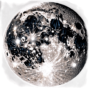 Moon Surface Transparent PNG apb PNG