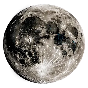 Moon Surface With Galactic Viewpoint Png Frv18 PNG Image