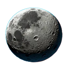 Moon Surface With Tranquility Base Png Mgr PNG Image