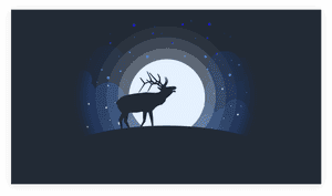 Clip Art Reindeer Wallpaper - Elk, HD Png Download PNG image with transparent background