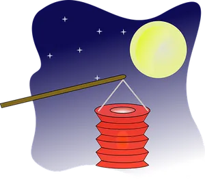 Moonlit Night Fishing Concept PNG Image