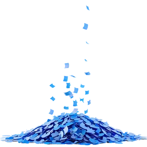 Morning Blue Confetti Scatter Png 06262024 PNG Image