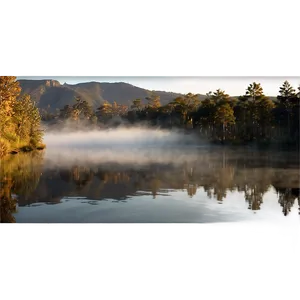 Morning Lake Mist Png 1 PNG Image