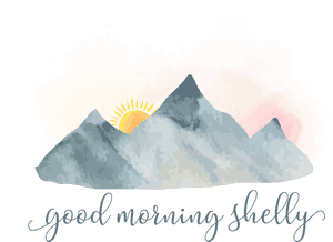 Morning Mountain Sunrise Greeting PNG image with transparent background