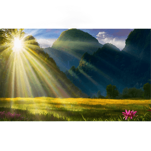 Morning Sun Rays PNG 05242024 PNG