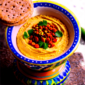 Moroccan Hummus with Ras El Hanout PNG uli41 PNG