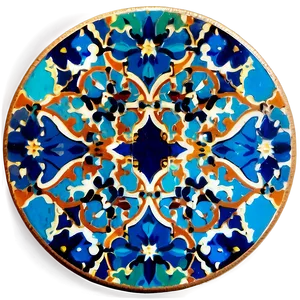 Moroccan Tile Coaster Png Ogw98 PNG Image