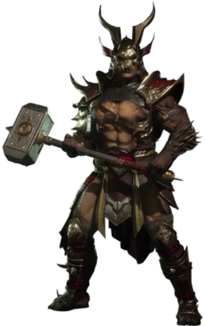 Mortal Kombat Warriorwith Hammer PNG Image