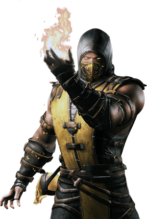 Mortal Kombat X Mortal Kombat - Mortal Kombat Scorpion Transparent, HD Png Download PNG image with transparent background