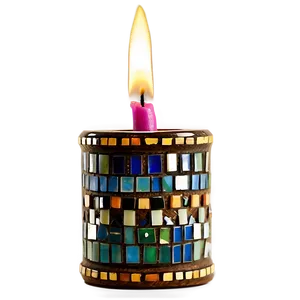 Mosaic Candle Holder Png Jnw81 PNG Image