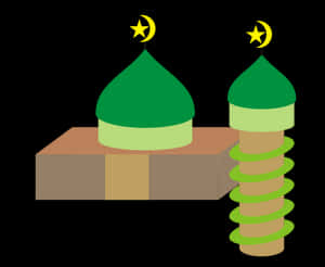 Mosque Graphic Illustration PNG with transparent background