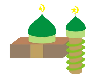 Mosque Graphic Illustration PNG Image