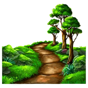 Mossy Forest Path Png 06202024 PNG Image