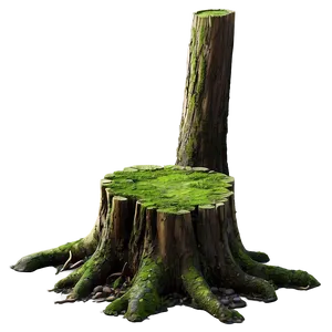 Mossy Tree Stump Png 06132024 PNG Image