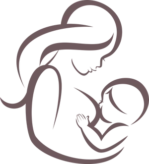 Mother Child Breastfeeding Silhouette PNG Image