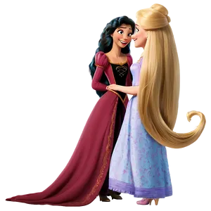 Mother Gothel And Rapunzel Png Qkp PNG Image