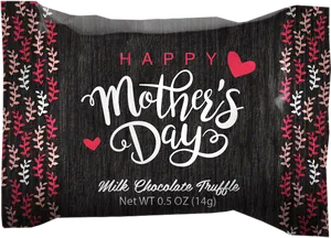 Mothers Day Chocolate Truffle Packaging PNG Image