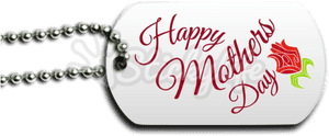 Happy Mother's Day Dog Tag Front - Cameron Hall Conyers Ga, HD Png Download PNG image with transparent background