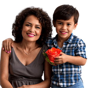 Mothers Day Family Portrait PNG 05212024 PNG image with transparent background