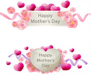 Euclidean Download Romantic Ribbon - Banner Rose Png, Transparent Png PNG image with transparent background