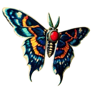 Mothra Vintage Look Png Qtx18 PNG Image