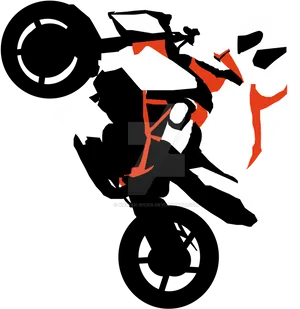 Motorcycle Rider Vector Art PNG Image