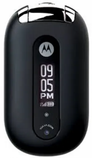 Motorola Clamshell Phone Design PNG Image