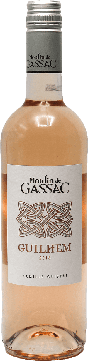 Moulinde Gassac Guilhem Rosé Wine2018 PNG image with transparent background