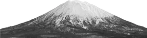 Mount Fuji Snow Capped Peak PNG Image