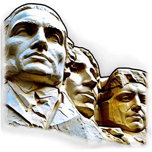 Mount Rushmore Monument PNG qtq63 PNG image with transparent background