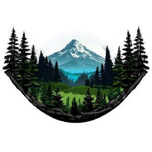 Mountain and Forest PNG 50 PNG image with transparent background