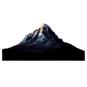 Mountain at Night PNG 05032024 PNG image with transparent background