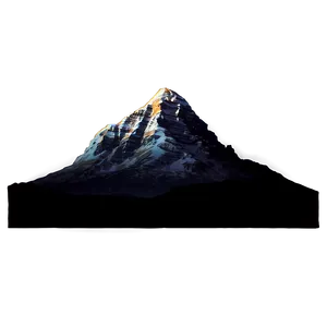 Mountain At Night Png 05032024 PNG Image