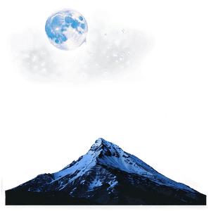 Mountain at Night PNG 34 PNG image with transparent background