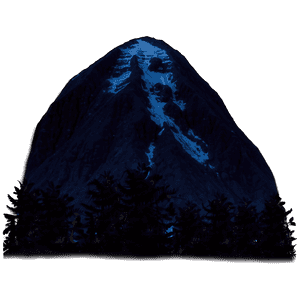 Mountain at Night PNG 5 PNG image with transparent background