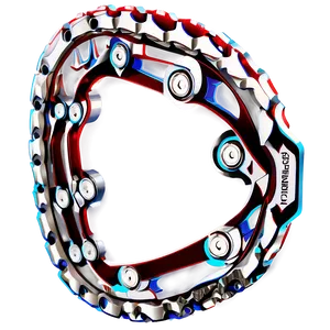 Mountain Bike Chain Graphic Png 06292024 PNG Image