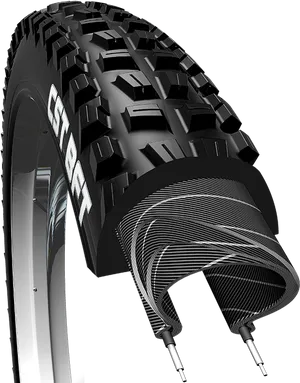 Mountain Bike Tire Profile PNG Image