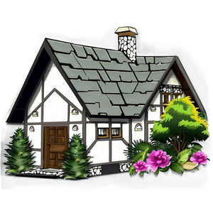 Mountain Cottage Escape PNG vlk75 PNG