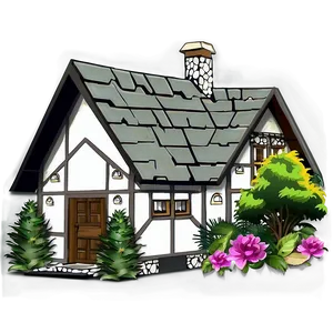 Mountain Cottage Escape Png Vlk75 PNG Image